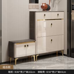 Beutiful Waterproof Shoe Cabinet Stool Design Hotel Organizer Shoe Rack Narrow Space Saving Armoire Chaussures Home Furniture