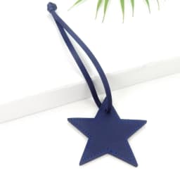 Free initials five pointed star leather luggage pendant star pu leather pendant bag pendant gift leather buckle keychain