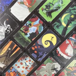 Cartoon DSN The Nightmare Before Christmas Tarot Deck and PDF Guidebook Board Game Divination Tell The Future Birthday Gift