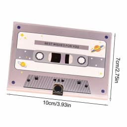 DIY Greeting Card Musical Birthday Custom Design Artwork Audio Cards Personality Recordable Greeting Card Cassette Tape Artwork