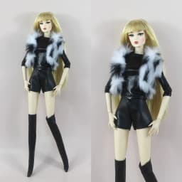 Handmade BABI CLOTHES Leather Fur Clothes Outfit for 11.5 inch 30cm Doll bjd clothes Many Style Gifts for doll accessories