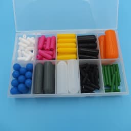 143Pcs M2~M16 High Temp Silicone Rubber Protective Caps Assortment Kit, Masking System Kit Perfect for Powder Coating, Painting