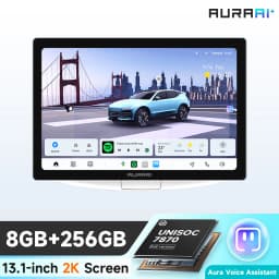 8G+256G AURAAI 2K Screen For Passat B7 B6 CC 2010-2015 Car Radio CarPlay Android Auto 4G WIFI GPS BT DSD ADAS Dual Mic 360Camera