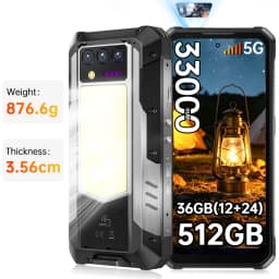 Oukitel WP100 TITAN Rugged Smartphone 36GB (12+24) + 512GB 6.8'' 5G 33000mAh 66W 120Hz Android 14 2+20+32+200MP Dual SIM