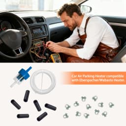 Car Parking Diesel Heater Oil Pipe Set, Durable Diesel Heater Fuel Filter Line Kit for Car Truck