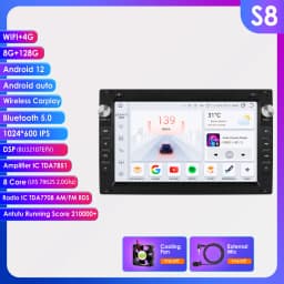 2din Carplay android Auto Radio for VW Golf 4 Passat POLO Transport T5 Multivan Seat Jetta 4G-LET Car Multimedia GPS autoradio