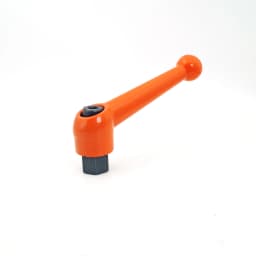 M10 Black Orange Solid Adjustable Handle Clamping Tension Lever Arm