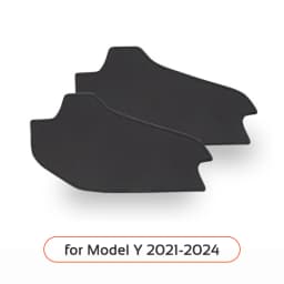 For Tesla Model 3 Y YL 2021-2027 LHD Center Console Two Side Anti Kick Pad Protector PU Leather Sticker Cover Car Accessories