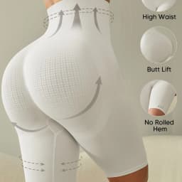 Women Seamless Butt Lifting Tummy Control Breathable Shapewear Postpartum Recovery Body Shaper Suspender Pants High Waist