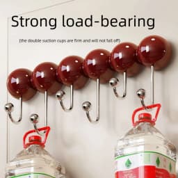 Wall Coat Rack Living Room Adsorption Type Hallstand No Need for Drilling Accessory Hat Racks Entrance Hall Furniture Coat Rack