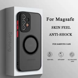 Case For Samsung Galaxy S23 S22 S21 Ultra Plus 5G Shockproof Back Cover Luxury Armor Matte For Magsafe Magnetic Wireless Charge