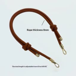 1Pc Adjustable Leather Purse Strap Adjustable Bag Strap Replacement With Metal Buckles For Shoulder Cross Body Bag