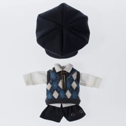 Ob11 Doll British Style Vest Set Doll School Uniform Doll Peaked Cap Accessories For Ymy, Nendoroids P9, 1/12 Bjd, Gsc, Molly