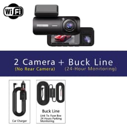 3 Channel WiFi Car DVR Three Way Dash Cam Inside Vehicle Camera DVRs Recorder FHD 1080P Video Mini Registrator Dashcam Camcord