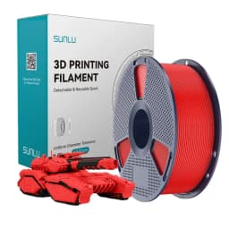 SUNLU 1KG PLA 3D Printer Filament 1.75mm Neatly Wound 3D Printing Filament Fit Most FDM 3D Printers, 1kg Spool (2.2lbs)