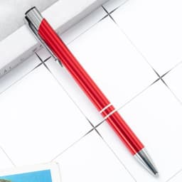 50Pcs/Lot Ballpoint Pen Black Blue Ink School Office Student Pen Free Customized Logo Name Text