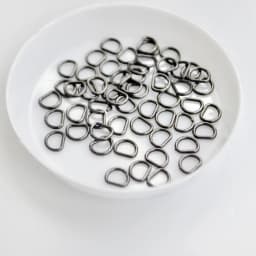 20pcs/pack 7mm Ultra-small Belt D-Buckle Doll Bags Buckles DIY Doll Buttons Shoes Super Mini Toys Dolls Accessories