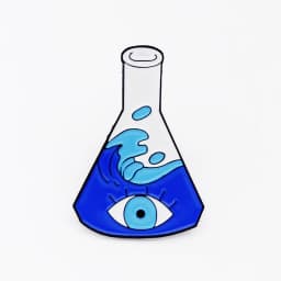 Believe in Science Enamel Brooch Chemical Molecule Test Tube DNA Microscope Eye Medicine Bottle Creative Badge Pins Jewelry Gift