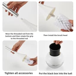 Luxury Gold Toilet Brush Set Replaceable Nylon Soft Bristle Brush Long Handle For WC Bathroom Accessories Cleaning Tools
