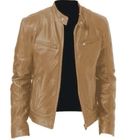 2025 Leather Motorcycle Riding Jacket Men's Slim Fit PU Jacket Outdoor Sports Autumn and Winter Windproof Men's Jacket 5XL