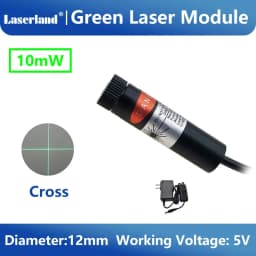 Green Laser Diode Module 10mW Dot Line Cross Projector for Alignment of Cloth Cutting Location