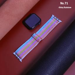 Nylon Strap for Apple Watch Band Ultra2-1 49mm 41mm 45 mm 38/42 Bohemian Elastic Bracelet iWatch Series 9 8 7 6 5 4 3 Se 40/44mm
