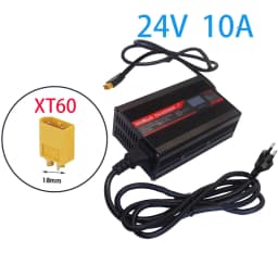 24V 10A Charger Smart Aluminum Case Is Suitable For 2S 24V LCD Dispay Lead Acid Battery OLED Display Fast Charger OHRIJA
