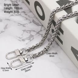 30/60/120cm Purse Bead Chain Strap for DIY Replacement Women Shoulder Crossbody Handbags Chain Bag Straps Hardware