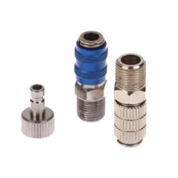 Airbrush Quick Disconnect Accessories 1/8 Quick Realse Fitting Adapter with 1 Extra Quick Connector Hose Air Brush Parts