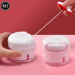 Mini Food Mixers Multifunctional Garlic Grinder Vegetable Cutting Meat Grinder Household Kitchen Manual Garlic Press Accessories