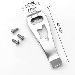 1piece Back Clip for DIY Folding Pocket Knife Tool DIY Accessories Multi Design Back Clip Custom Folding Knife Back Clip Holder