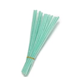 50pcs 30cm Colorful Chenille Stems Pipe Cleaners Plush Stem Wired Sticks Twist Stick Strip DIY Christmas Craft Jewelry Making