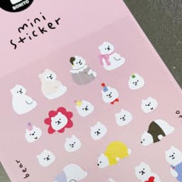 BONITO Mini Coffee Light Meal Space Cartoon Stickers Scrapbooking Diy Journal Diary Cute Stationery School Sticker Gift