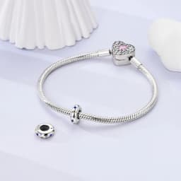 925 Sterling Silver Little Van Gogh Starry Sky Charms Bead CZ Zircon Shining Star Dangle Fit Original Bracelet DIY Women Jewelry