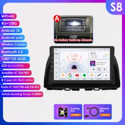 Hizpo 7862 Android 13 Car multimedia For Mazda CX5 CX-5 2012-2015 10.1" Vedio Player Autoradio GPS Navi Stereo 2din Head Unit BT