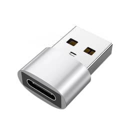 1pcs/2pcs USB C Female To USB A Male Adapter, Type C To USB A Charger Cable Converter For IWatch 7 AirPods, MacBook, iPhone