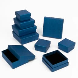 1PCS Multi Size Square Ribbon Jewelry Box With Ring Earring Necklace Bracelet Charm Jewelry Kraft Paper Gift Packaging Box Suppy