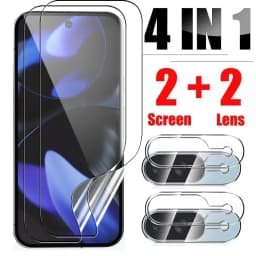 For Google Pixel 9/9 Pro/9Pro XL Hydrogel Film Soft Screen Protectors HD Clear Anti-scratch Tempered Glass Camera Lens Films