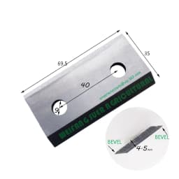 69.5x35x4.5, Chipper Blade for Chipper GBK-70-1 (GBK-600)