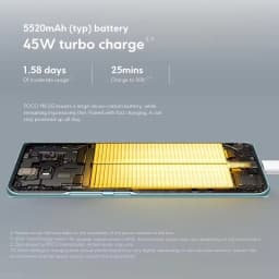 Global Version Poco M8 5g 512Gb 256Gb Smartphone Snapdragon 6 Gen 3 6.77" Amoled Display 50Mp Camera 5520Mah Battery 45W Poco Cellphone