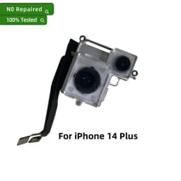 100% Tested Back Rear Camera Module For iPhone 12 13 14 15 16 Pro Max Mini Plus, Main Lens Flex Cable Replacement Repair Part