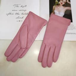 Sheepskin Gloves Women's New Knitted Lining Spring Classic Versatile Multicolor Driving Gloves Leather Autumn