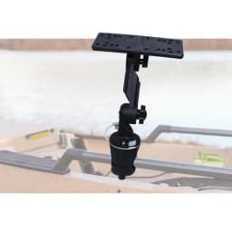Kayak Drifting Canoe Fishfinder Mount Boat Sonar Holder for Garmin, Lowrance & Raymarine Marine Dinghy PVC Boat GPS Holder Plate