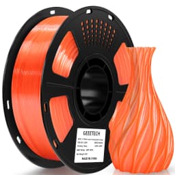 GEEETECH Strong PETG 3D Filament 1.75mm 1kg – High Toughness Low Warping Clog-Free ±0.03mm Vacuum Sealed Spool for Creality Bamb