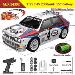 MJX Hyper Go 14304 14302 14303 1/14 4WD RC Car 65km/h Brushless 2.4G Remote Control Car Off-road High Speed RC Cars Truck Toy