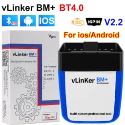 Vgate VLinker BM+ BT4.0/ BM BT3.0 V2.2 ELM327 Bluetooth Bimmercode OBD Scanner OBD2 Car Diagnostic Tools For BMW for iOS Android