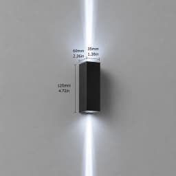 Modern Minimalist 12W LED Outdoor Wall Light Waterproof IP65 Up Down Narrow Beam Aluminum Porch Sconce Garden Lamp AC85-265V