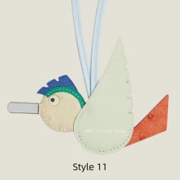 Crocodile & Lizard Skin Bird Charm Handmade Luxury Bag Charm Pendant For Birkin & Kelly Bag Unique Designer Handbag Accessory