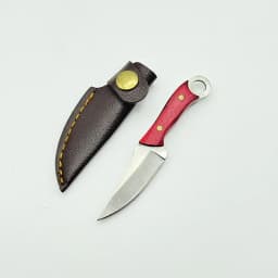 Mini knife, portable box opening knife keychain, pocket knife, Halloween gift, with knife sheath
