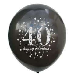 5Pc Happy Birthday Decoration Gold Rose Black 16 18 30 50 60 70 80 90 Years Birthday Party Digital Ballon Latex Party Supplies